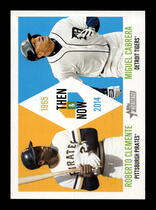 2014 Topps Heritage Then and Now #TAN-CC Miguel Cabrera|Roberto Clemente