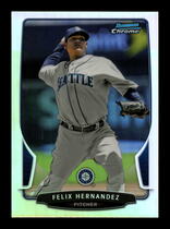 2013 Bowman Chrome Refractors #25 Felix Hernandez