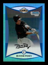 2013 Bowman Rookie Reprint Blue Sapphire Refractors #BP Buster Posey