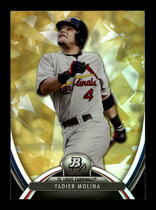 2013 Bowman Platinum Gold #14 Yadier Molina