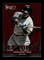 2013 Panini Select En Fuego #EF22 Robinson Cano