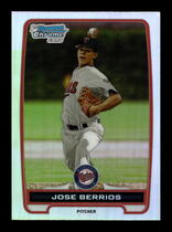 2012 Bowman Chrome Draft Draft Picks Refractors #BDPP16 Jose Berrios