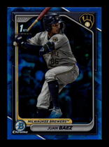 2024 Bowman Chrome Prospects Sapphire Edition #BCP-160 Juan Baez