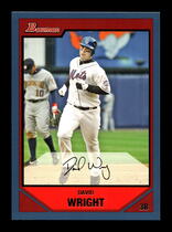 2007 Bowman Blue #100 David Wright