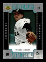 2007 Upper Deck Triple Play Performers #TP-MC Miguel Cabrera