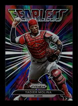 2022 Panini Prizm Fearless Silver Prizm #FL-10 Yadier Molina