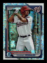 2024 Bowman Chrome Prospects Mini-Diamond Refractor #BCP-52 Yohandy Morales