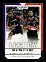 2017 Panini Contenders Draft Picks Legacy #6 Damian Lillard