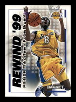 1999 SkyBox Impact Rewind '99 #28RN Kobe Bryant