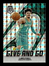 2023 Panini Mosaic Give and Go Mosaic #13 Lamelo Ball