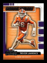 2021 Panini Contenders Draft Picks School Colors #1 Trevor Lawrence
