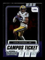 2021 Panini Contenders Draft Picks Campus #30 Justin Jefferson