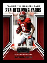 2021 Panini Contenders Draft Picks Playing the Numbers Game #4 Devonta Smith