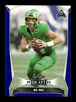 2023 Leaf Draft Blue #32 Bo Nix