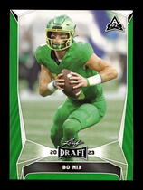 2023 Leaf Draft Green #32 Bo Nix