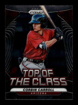 2020 Panini Prizm Top of The Class #TOC-16 Corbin Carroll