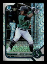 2022 Bowman Chrome Mega Box (Mojo Refractor) #BCP-118 Jonatan Clase