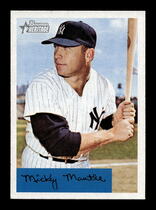 2007 Bowman Heritage Mantle Short Prints #3 Mickey Mantle