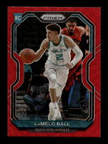 2020 Panini Prizm Ruby Wave Prizm #278 Lamelo Ball