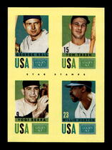 2014 Panini Golden Age Star Stamps #22 George Kell|Tom Tresh|Willie Horton|Yogi Berra