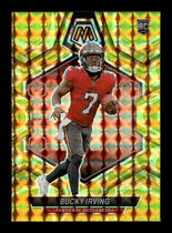 2024 Panini Mosaic Yellow Reactive Mosaic #385 Bucky Irving