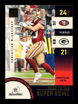 2024 Donruss Road to the Super Bowl Divisional Round #SBDR2 Christian Mccaffrey