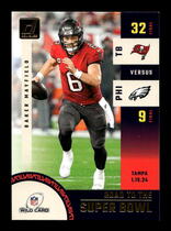 2024 Donruss Road to the Super Bowl Wild Card #SBWC5 Baker Mayfield