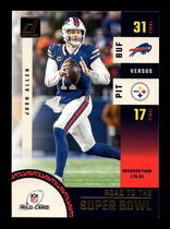 2024 Donruss Road to the Super Bowl Wild Card #SBWC6 Josh Allen
