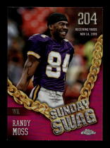 2024 Topps Chrome Sunday Swag Pink Refractor #SS-11 Randy Moss
