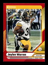 2024 Donruss Press Proof Red #256 Jaylen Warren