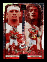 2024 Donruss Production Line #11 Isiah Pacheco|Patrick Mahomes