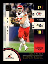 2024 Donruss Road to the Super Bowl Conference Championship #SBCC1 Travis Kelce