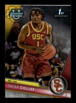 2023 Bowman Chrome University #96 Isaiah Collier