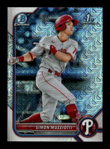 2022 Bowman Chrome Mega Box (Mojo Refractor) #BCP-40 Simon Muzziotti