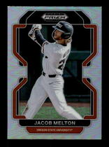 2022 Panini Prizm Draft Picks Silver Prizm #PDP64 Jacob Melton
