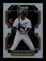 2022 Panini Prizm Draft Picks Silver Prizm #PDP70 Chandler Simpson