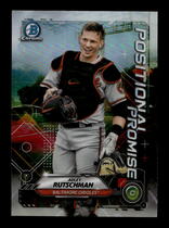 2021 Bowman Chrome Positional Promise #POS-AR Adley Rutschman
