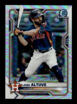 2021 Bowman Chrome Refractor #24 Jose Altuve
