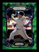 2024 Panini Prizm Green Ice Prizm #36 George Brett