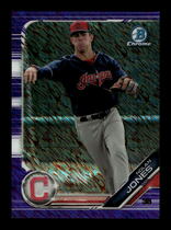 2019 Bowman Chrome Prospects Purple Shimmer #BCP-155 Nolan Jones