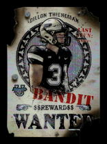 2024 Bowman Best University Gunslingers and Bandits Die Cut #GB-4 Dillon Thieneman