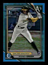 2024 Bowman Chrome Draft Sky Blue Refractor #BDC-187 Rodney Green