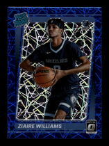2021 Donruss Optic Blue Velocity #198 Ziaire Williams