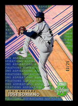 2019 Panini Elite Extra Edition Aspirations Tie-Dye #160 Jose Soriano