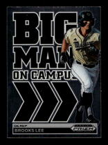 2022 Panini Prizm Draft Picks Big Man on Campus #1 Brooks Lee
