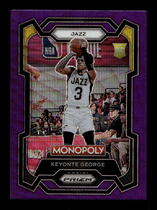 2023 Panini Prizm Monopoly Purple Wave Prizm #87 Keyonte George