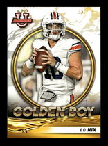 2022 Bowman University Golden Boy #GB-7 Bo Nix