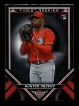 2022 Finest Rookie Design Variation #FRD-HG Hunter Greene