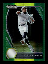 2021 Panini Prizm Draft Picks Hyper Green & Yellow Prizm #PDP6 Jordan Lawlar