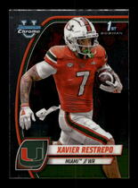 2024 Bowman Chrome University #187 Xavier Restrepo